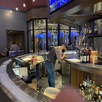 Taproom 29 - Ice ring on the bar and machinery in the background - New American Near Me - Coachella, California Taproom 29 - Ice ring on the bar and machinery in the background - New American Near Me - Coachella, California