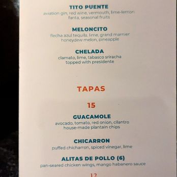 Chica & The Don - Just stock with the regular cocktail menu - Latin American Near Me - New York, New York Chica & The Don - Just stock with the regular cocktail menu - Latin American Near Me - New York, New York