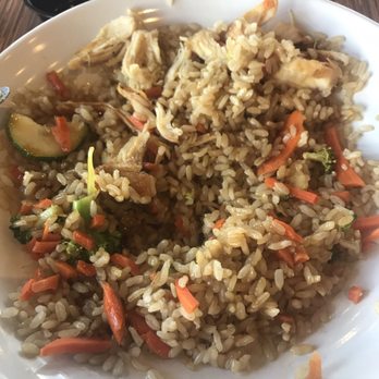 Rumbi Island Grill - Their bowl. With shredded chicken, brown rice and veggies. - Hawaiian Near Me - Orem, Utah