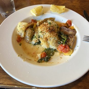Union Station Brewery - Providence - Butter Lemon Baked Cod - Breweries Near Me - Providence, Rhode Island Union Station Brewery - Providence - Butter Lemon Baked Cod - Breweries Near Me - Providence, Rhode Island