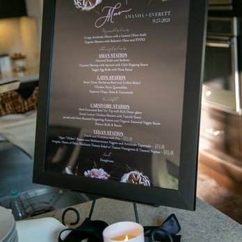Party In A Box Catering - Our Menu Sign - Caterers Near Me - Irvine, California Party In A Box Catering - Our Menu Sign - Caterers Near Me - Irvine, California