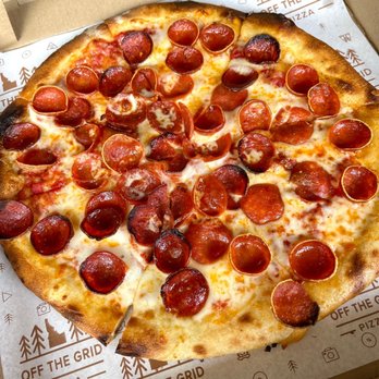 Off the Grid Pizza - Pepperoni (my daughters fave) - Food Trucks Near Me Off the Grid Pizza - Pepperoni (my daughters fave) - Food Trucks Near Me
