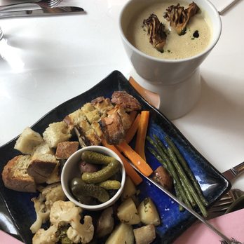 Ladybird - Mushroom & onion fondue - Vegan Near Me - New York, New York Ladybird - Mushroom & onion fondue - Vegan Near Me - New York, New York