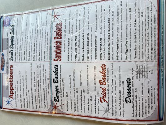 Menu photo 4 Troy's 105 Diner Boone, NC