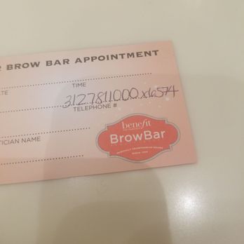 Benefit Cosmetics BrowBar - Finally! They have an ext! I can call my appts in and you can too! - Cosmetics & Beauty Supply Near Me - Chicago, Illinois Benefit Cosmetics BrowBar - Finally! They have an ext! I can call my appts in and you can too! - Cosmetics & Beauty Supply Near Me - Chicago, Illinois