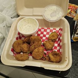 El Torito - Fried pickles and ranch dressing.