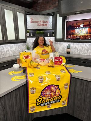 As Seen On Fox Studio 40 Live! - It’s always a good time when we visit @studio40live and the crew LOVES when we bring extra pudding for them to enjoy! 💛🍌 Thank you again they are always so sweet 🤗