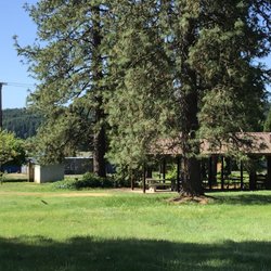Alpine Chapel Park - Buildings in the park.