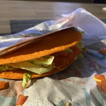 Taco Bell - Cold doritos locos taco supreme - Fast Food Near Me - San Antonio, Texas