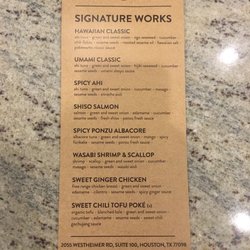 Pokeworks - Sneak peek at the menu :) Page 1 of 2