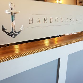 Harbourside Fish and Chips - a sign for a restaurant - Seafood Near Me - Brampton, Ontario