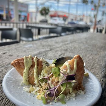 Local Tap House & Kitchen - Mexican street corn empanada. - New American Near Me - Oceanside, California Local Tap House & Kitchen - Mexican street corn empanada. - New American Near Me - Oceanside, California