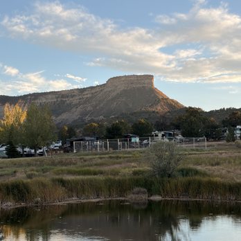 Mesa Verde Rv Resort - View from backside of campground - Resorts Near Me - Mancos, Colorado Mesa Verde Rv Resort - View from backside of campground - Resorts Near Me - Mancos, Colorado
