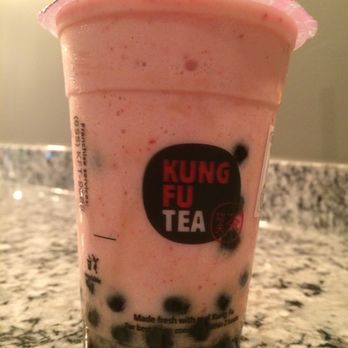 Kung Fu Tea - Strawberry milk slush - Bubble Tea Near Me - Centreville, Virginia