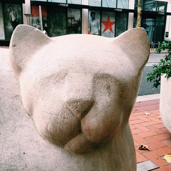 Cat In Repose - Public Art Near Me - Portland, Oregon Cat In Repose - Public Art Near Me - Portland, Oregon
