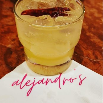 Alejandro's - poblano margarita - Mexican Near Me - Monterey, California