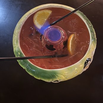 Mitsuba Cuisine - I think it's the Scorpion bowl drink it's the last one on the cocktail list for $12 - Japanese Near Me - Camillus, New York Mitsuba Cuisine - I think it's the Scorpion bowl drink it's the last one on the cocktail list for $12 - Japanese Near Me - Camillus, New York