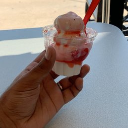 a hand holding a cup of ice cream a hand holding a cup of ice cream