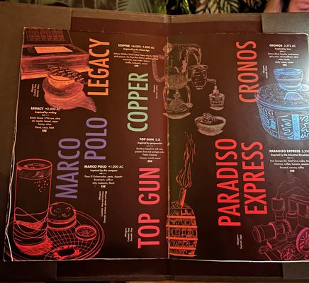 Menu photo 6 Paradiso Barcelona, B