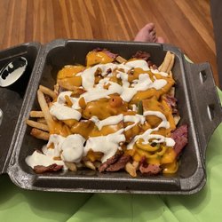 Carl's Tavern - brisket fries, with brisket.