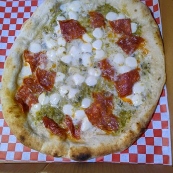 Pizzetta Geraldine - Par baked Calabrian - Pizza Near Me Pizzetta Geraldine - Par baked Calabrian - Pizza Near Me