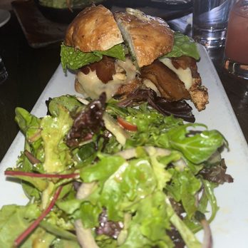 The Pomeroy - Grilled chicken sandwich, substituted the fries because I'm trying to be "healthy". - New American Near Me - Astoria, New York The Pomeroy - Grilled chicken sandwich, substituted the fries because I'm trying to be "healthy". - New American Near Me - Astoria, New York