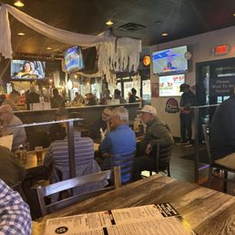 This is a look at the dining/bar area