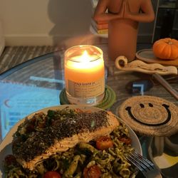Sun Sang Supermarket - Beautiful & fresh salmon from Sun Sang Supermarket for my pesto pasta :)