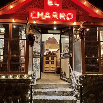 El Charro Cafe - Entrance- with outdoor seating - Tacos Near Me - Tucson, Arizona