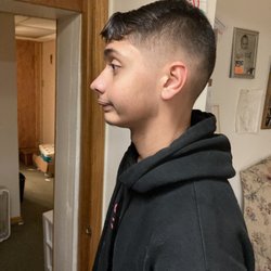 Garcias Barber Shop - My son after his fresh crisp cut.