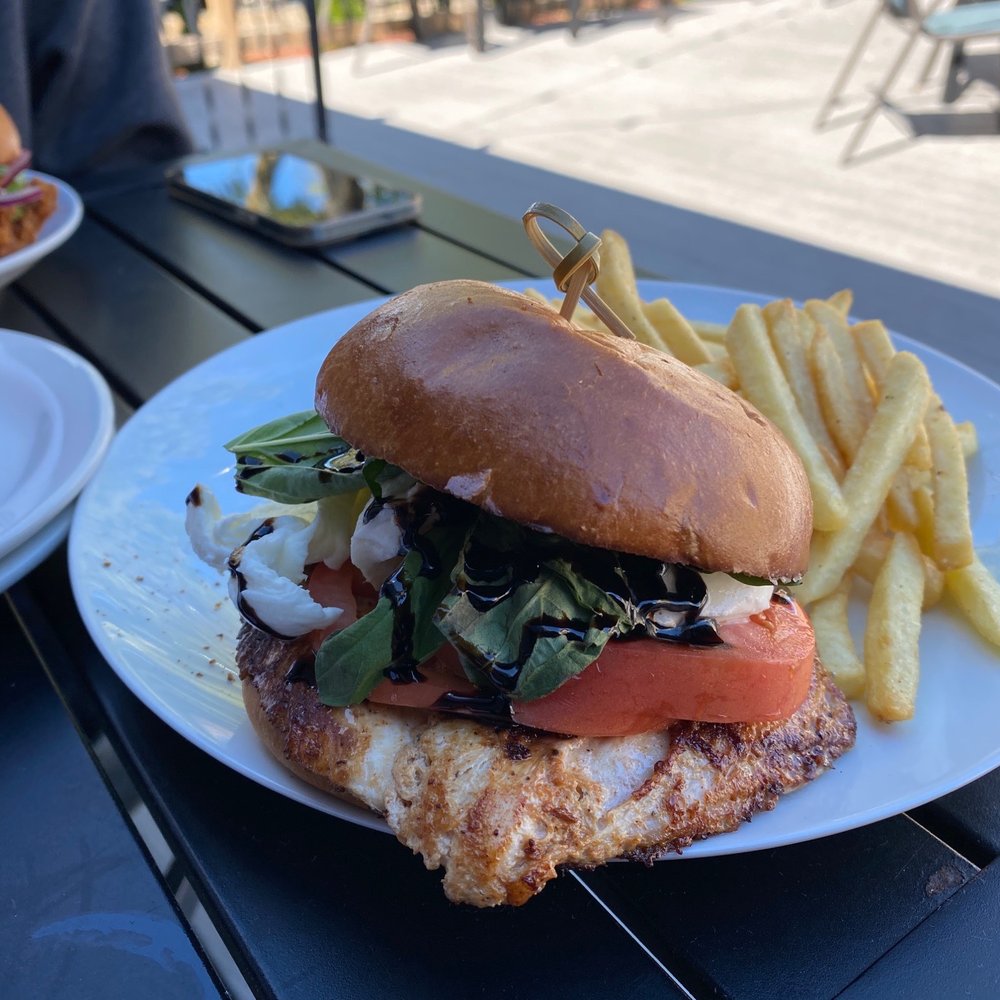 Calabrese Grill Chicken sandwich and my buddy had the crispy chicken sandwich, both were worth writing home about. Calabrese Grill Chicken sandwich and my buddy had the crispy chicken sandwich, both were worth writing home about.
