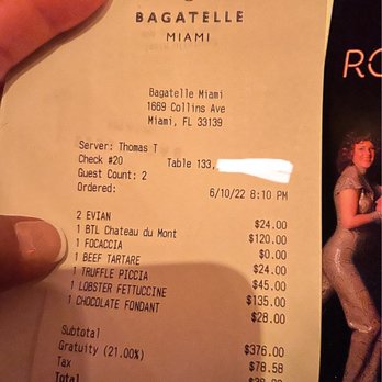 Bagatelle - Miami - A bit overpriced. - French Near Me - Miami Beach, Florida Bagatelle - Miami - A bit overpriced. - French Near Me - Miami Beach, Florida
