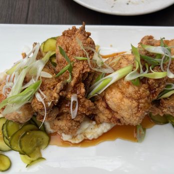 The Lark - fried chicken and grits - New American Near Me - Santa Barbara, California