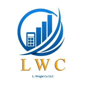 L Wright - The LWC logo features a modern, professional design showcasing a dynamic blue circular crest that frames a rising bar graph, with a stylized - Tax Services Near Me L Wright - The LWC logo features a modern, professional design showcasing a dynamic blue circular crest that frames a rising bar graph, with a stylized - Tax Services Near Me