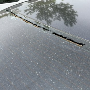 Perfection Auto Glass - Broken back shield which they fixed within the day - Auto Glass Services Near Me - Pleasanton, California Perfection Auto Glass - Broken back shield which they fixed within the day - Auto Glass Services Near Me - Pleasanton, California