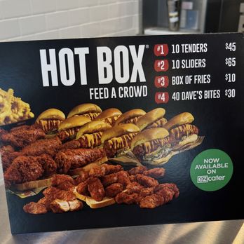 Dave's Hot Chicken - menu - Chicken Shop Near Me - Jacksonville, Florida Dave's Hot Chicken - menu - Chicken Shop Near Me - Jacksonville, Florida