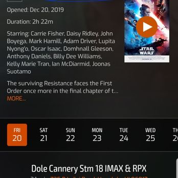 Regal Dole Cannery - Supposed commemorative IMAX collector's ticket - Cinema Near Me - Honolulu, Hawaii Regal Dole Cannery - Supposed commemorative IMAX collector's ticket - Cinema Near Me - Honolulu, Hawaii
