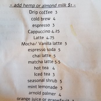 Lodge Bread - Drink menu - Bakeries Near Me - Los Angeles, California