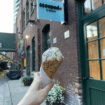Scooped by Demetres - Blueberry lemon curd - Ice Cream & Frozen Yogurt Near Me - Toronto, Ontario Scooped by Demetres - Blueberry lemon curd - Ice Cream & Frozen Yogurt Near Me - Toronto, Ontario