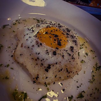 Stark's Steak & Seafood - steak tartar with a truffle fried egg! - Steakhouses Near Me - Santa Rosa, California Stark's Steak & Seafood - steak tartar with a truffle fried egg! - Steakhouses Near Me - Santa Rosa, California