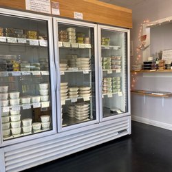 Pure Kitchen Organic Vegan - Grab and go...they'll heat it if you want to eat at the lunch counter.