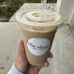 Iced vanilla latte Iced vanilla latte
