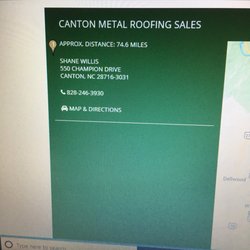 Canton Metal Roofing - Web site