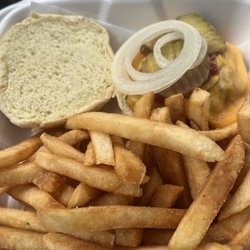 Terry's Tavern - Cheeseburger & Fries.