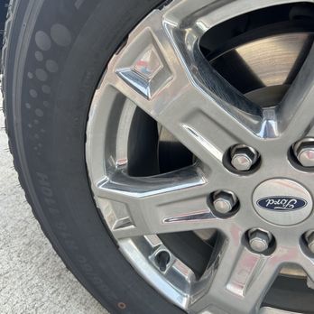 Firestone Complete Auto Care - Damage to finish of tire rim caused by tire change. - Auto Repair Near Me - Missouri City, Texas Firestone Complete Auto Care - Damage to finish of tire rim caused by tire change. - Auto Repair Near Me - Missouri City, Texas