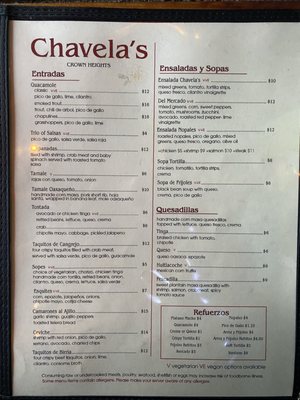 Menu photo 2 Chavela's Brooklyn, NY