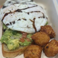 Twisted Egg Shack - Avocado toast and shack tots