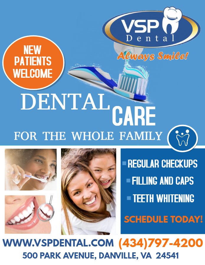 VSP DENTAL Updated August 2024 500 Park Ave, Danville, Virginia