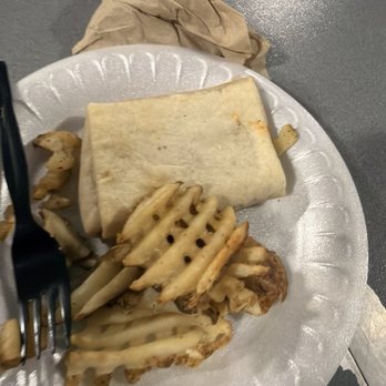 Snowbird Wilderness Outfitters - Tortilla with marinara sauce and hard fries - Summer Camps Near Me - Andrews, North Carolina Snowbird Wilderness Outfitters - Tortilla with marinara sauce and hard fries - Summer Camps Near Me - Andrews, North Carolina