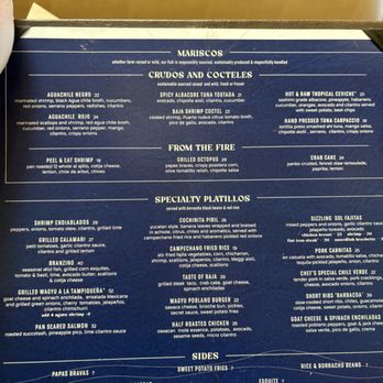 SOL Mexican Cocina - Menu - Mexican Near Me - Irvine, California
